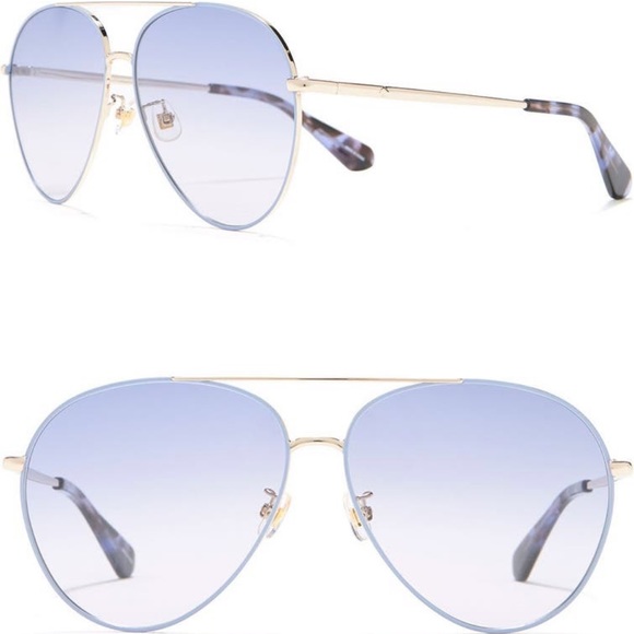Kate spade Caroline 61 mm aviator sunglasses new main image 2